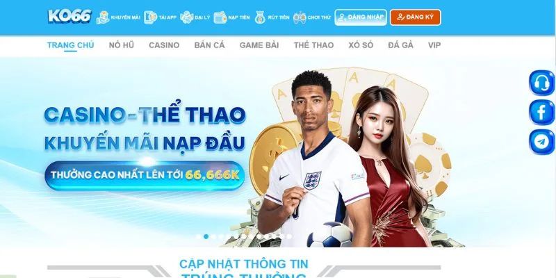 Giao diện đỉnh cao và mượt mà đến từ Casino Hitclub KO66